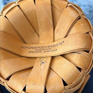 Longaberger Handwoven Basket